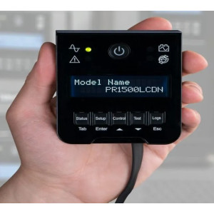 CyberPower PR1500LCDN Mini-Tower UPS, UL Rated, Multi-function extendable LCD panel, 8× NEMA 5-15R, installed RMCARD